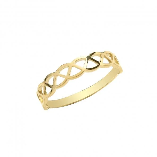 LED - Lit Fashion Rings in Plastic with Color - Changing Effects for a Futuristic Look9ct Yellow Gold Celtic Ring RN1619