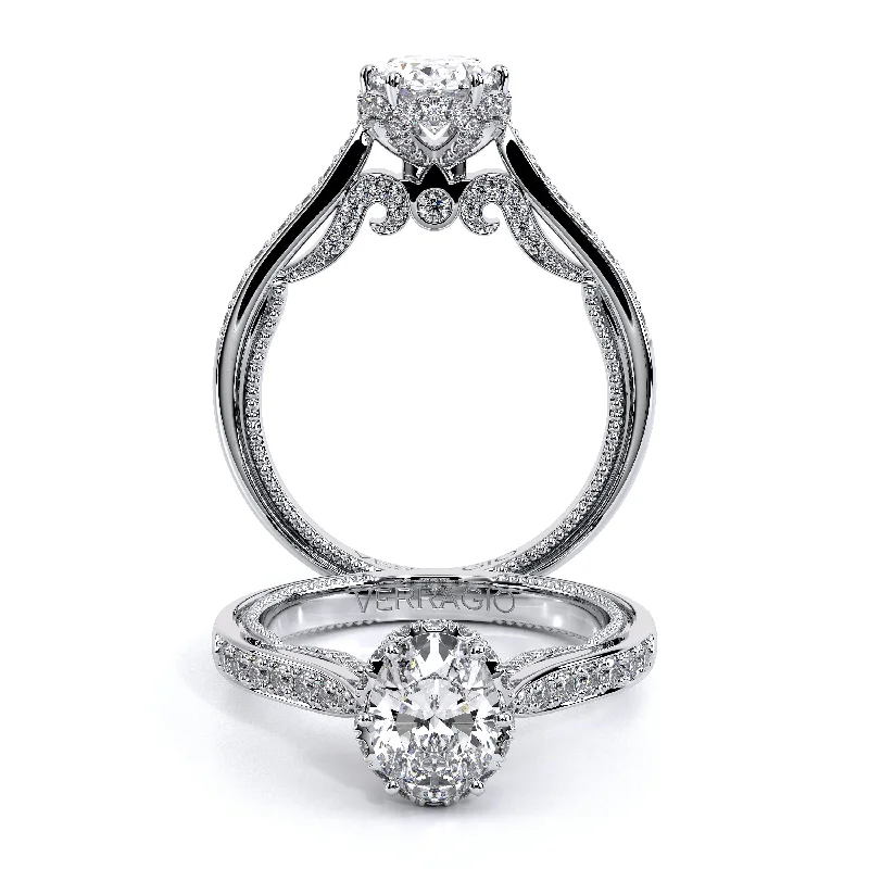 Men's Diamond Engagement Rings with Platinum Band and Halo Setting for a Luxury ProposalINSIGNIA-7107OV