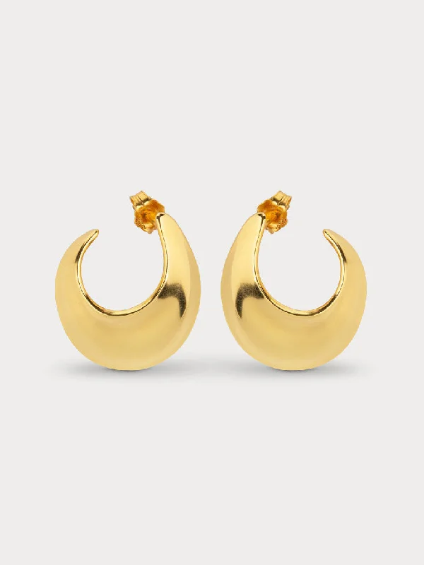 Minimalist hoop earringsThe Sabine Hoops