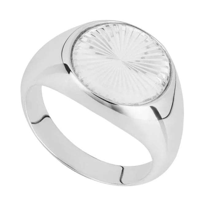 LED - Lit Fashion Rings in Plastic with Color - Changing Effects for a Futuristic LookDiamond Cut Signet Ring R3832