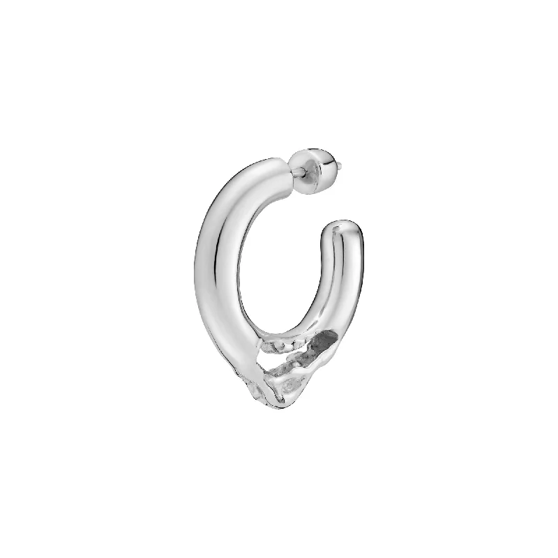 Small hoop earringsFlea 15 Silver Hoop