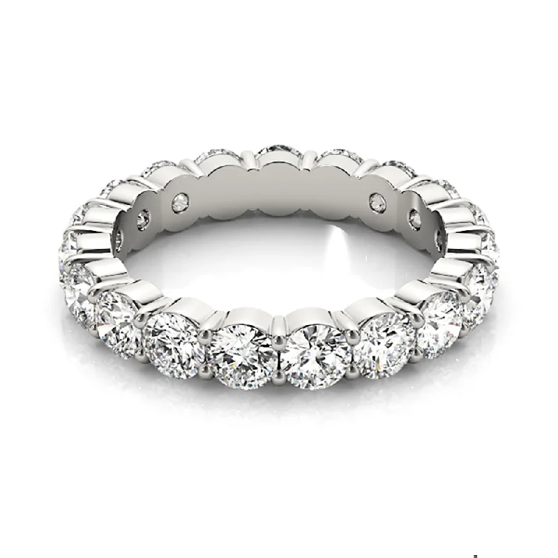 Signature - Design Women's Diamond Rings with a Brand - Specific Pattern and High - Quality Diamonds3.0 ct. Round Diamond Classic Eternity Band, Shared Prong Design