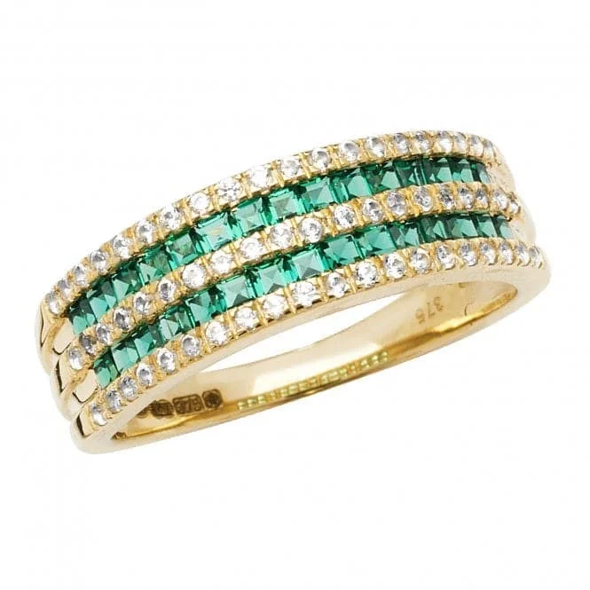 LED - Lit Fashion Rings in Plastic with Color - Changing Effects for a Futuristic Look9ct Yellow Gold Ladies Ring RN1209E