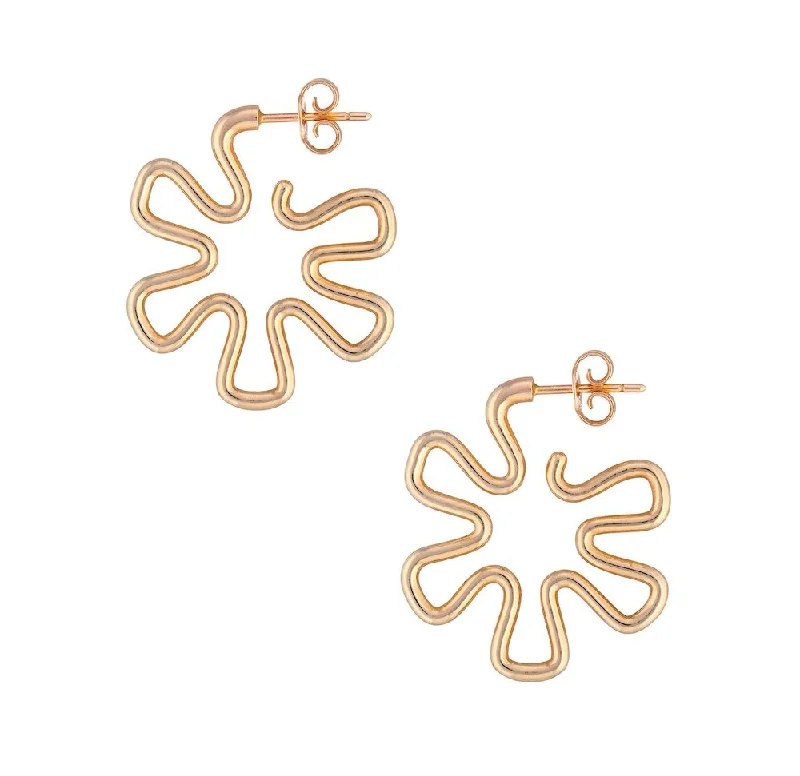 Lightweight hoop earringsMargherita Mini 9K Gold Hoops