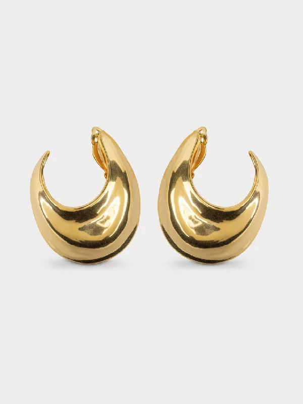 Chunky hoop earringsThe Sabine Hoops (clip-on)