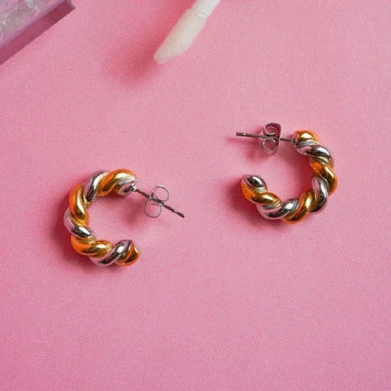 Hypoallergenic hoop earringsRope Hoops