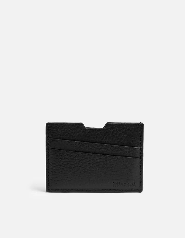 Enamel - Coated Women's Rings in Bright, Bold ColorsModern Cardholder, Textured Black