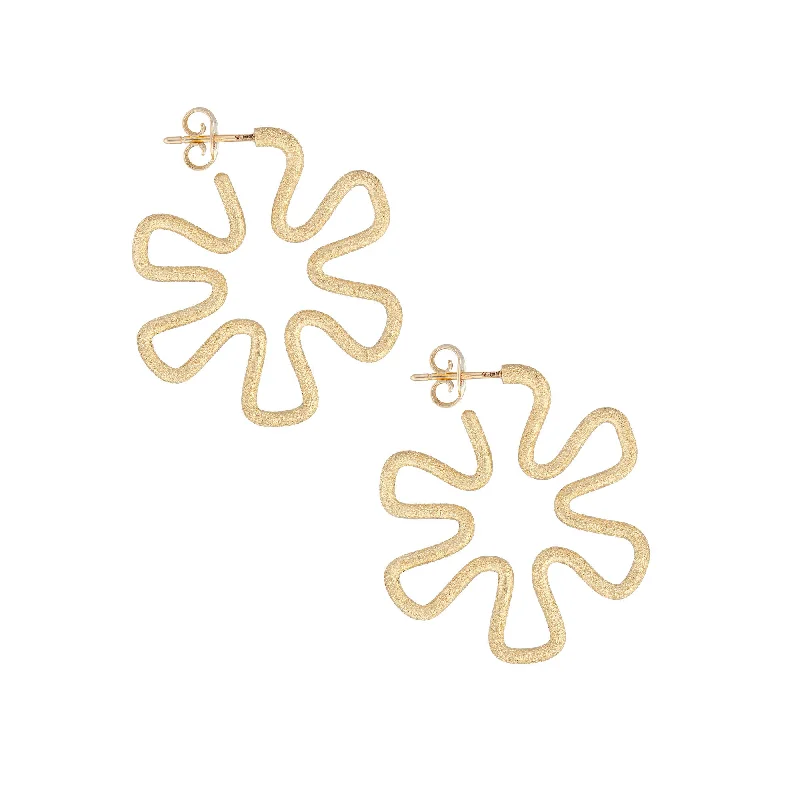 Everyday hoop earringsMargherita 9K Gold Hoops