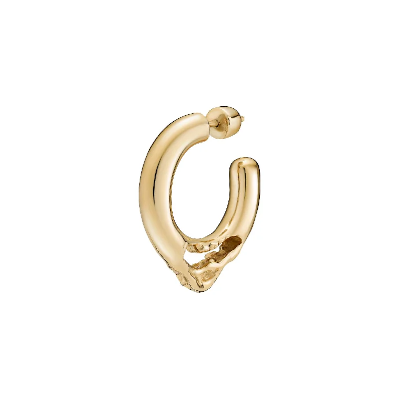 Silver hoop earringsFlea 15 Gold Plated Hoop