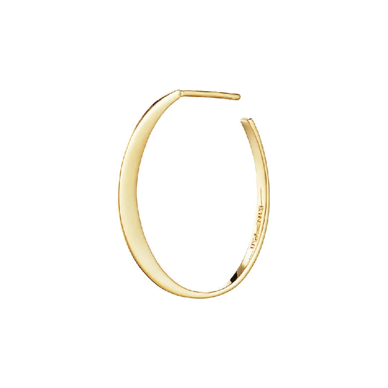 Statement hoop earringsGlow Small Gold Plated Hoop