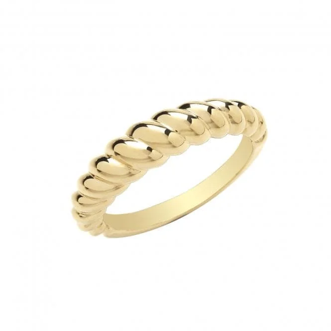 Enamel - Coated Fashion Rings in Bright Colors with Animal - Print Patterns9ct Yellow Gold Twist Ring RN1668