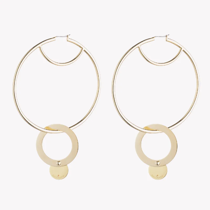 Trendy hoop earringsNUBIA HOOP EARRINGS