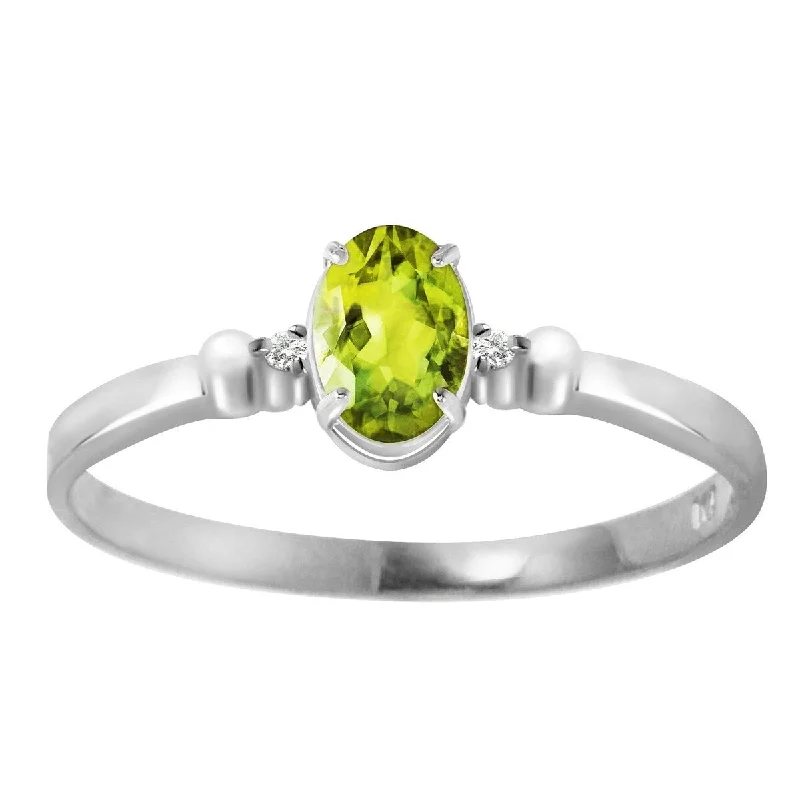 Jasper Gemstone Rings in 18K Gold Vermeil with a Matte Finish for a Subtle and Elegant Look14k Solid Gold Green Peridot Gemstone Ring w/ Diamond Accents 0.46 ct