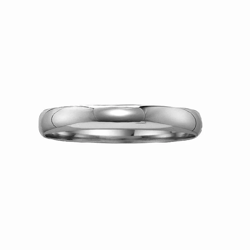 Platinum Celtic - Inspired Wedding Bands with Intricate Knotwork Patterns for a Symbolic and Stylish Choice2MM Wedding Ring in 10KT White Gold