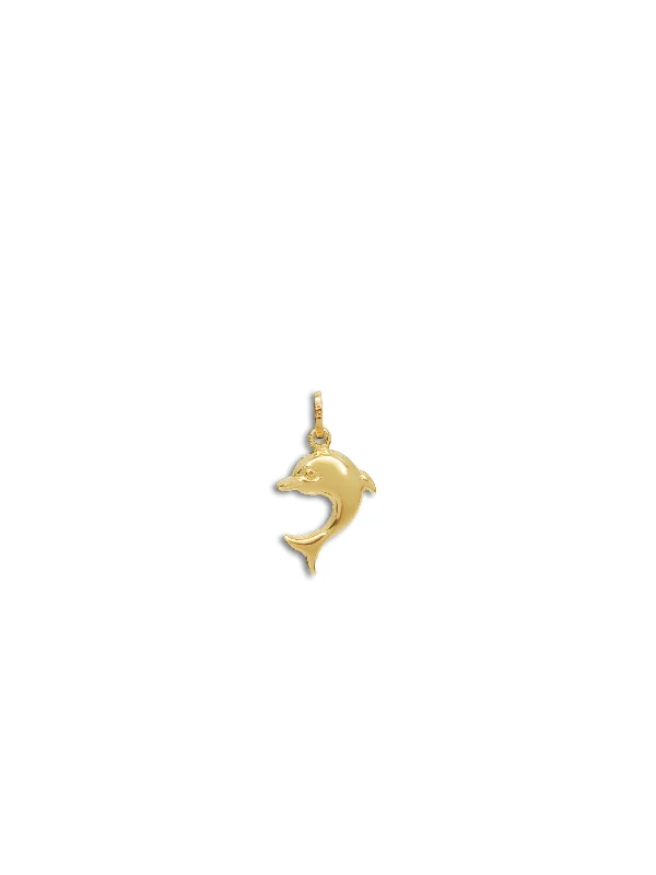 Glow - in - the - Dark Starry Sky Pendant for Nighttime AdventuresDolphin Pendant (14K)